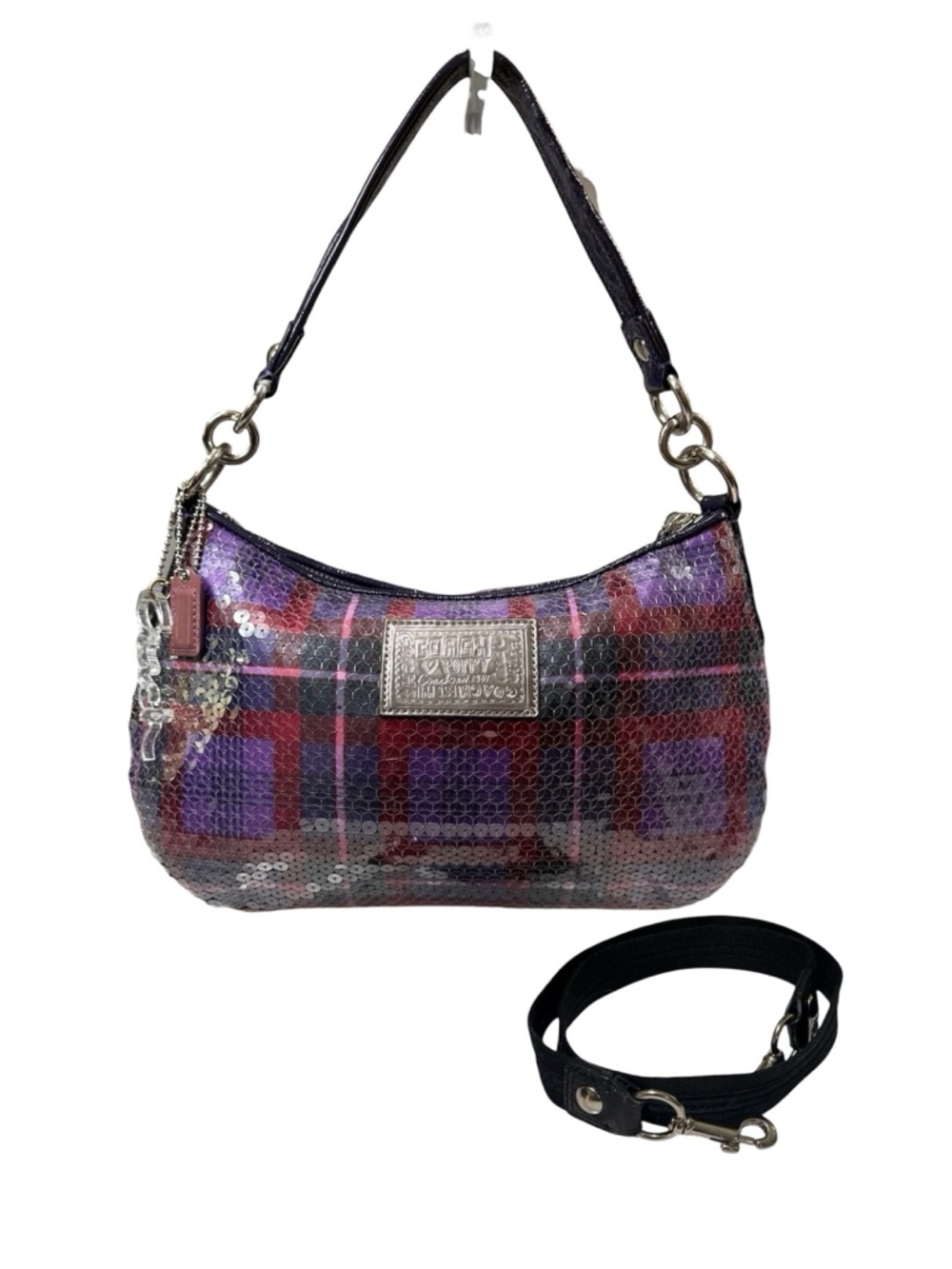 Coach Poppy Tarten Sequin Groovy Ltd Ed Shoulder/Crossbody Bag